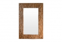 Specchio - Alwin - Teak legno massello sbiancato